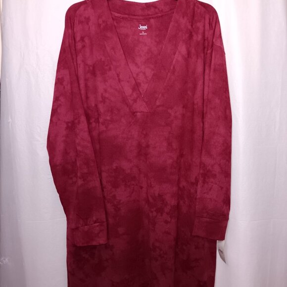 JENNI Other - JENNI PLUM TART TIE-DYE PJ SLEEPSHIRT
